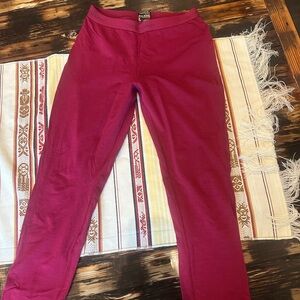 Icebreaker women’s wool base layer leggings small pink